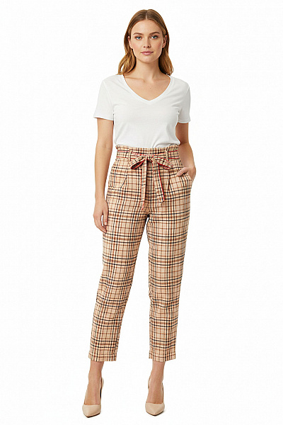 ALYSI Dámské Chino Kalhoty Barevné Second Hand Vel.  38