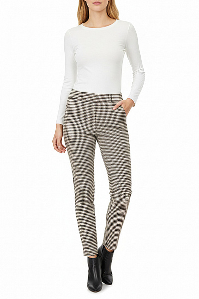 HALLHUBER Dámské Kalhoty Černobílé Vel. 36