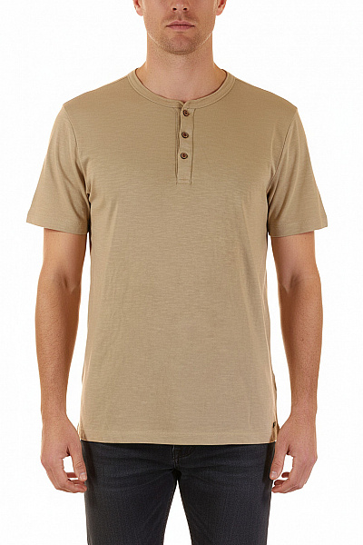 Jednoduché Pánské Tričko Béžové NO EXCESS Vel. XL