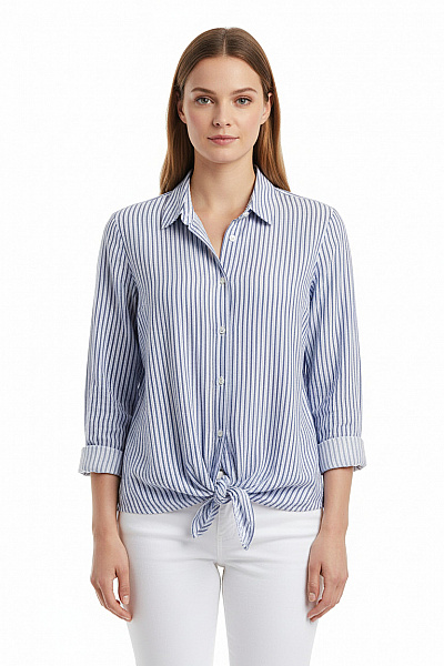 Dámská Košile Modrá MANGO Vel. M