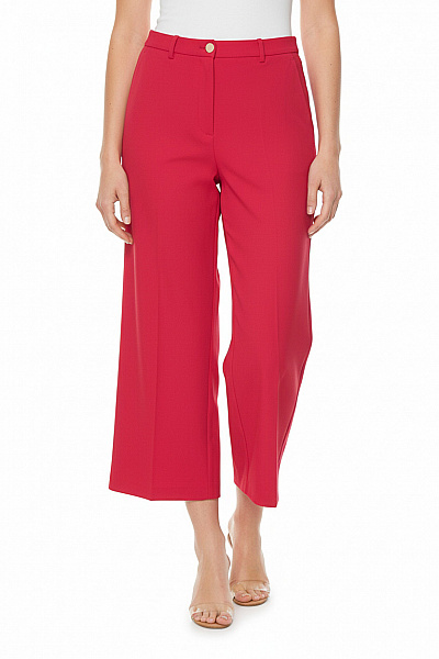 Dámské Chino Kalhoty Růžové MANGO Second Hand Vel. 40