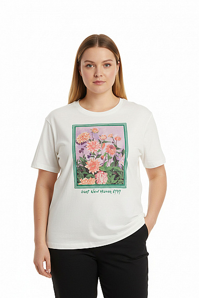 GANT Dámské Tričko Bílé