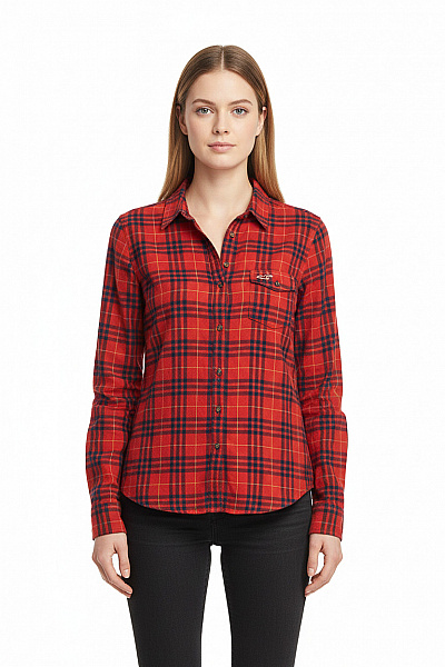 Dámská Košile Červená Hollister Vel. S