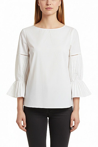 MANGO  Halenka Jednobarevná Bílá Vel. S