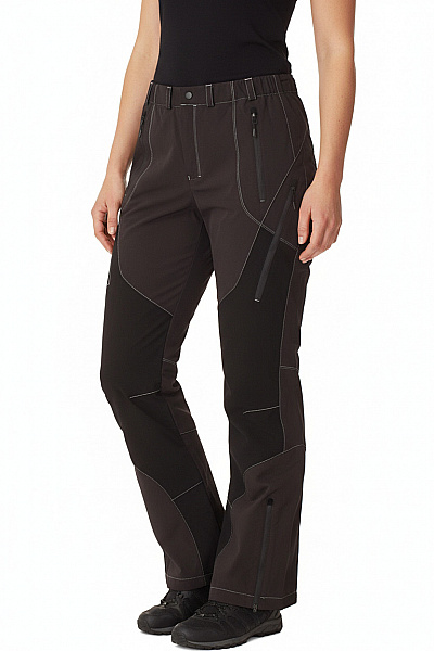 Dámské Kalhoty Rovné Šedé Second Hand Vel. M