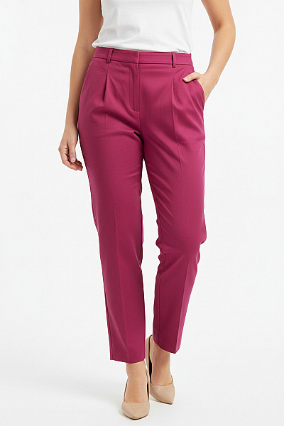 COMMA Dámské Kalhoty Fialové Vel. 42