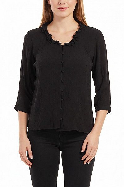 Společenská Dámská Košile Černá MANGO Second Hand Vel. S