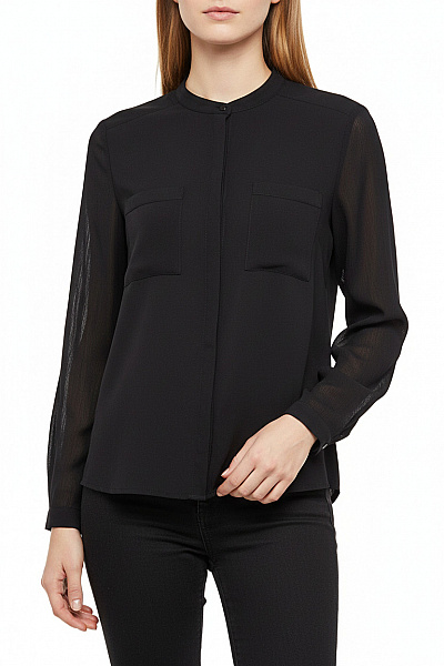 Společenská Dámská Košile Černá MANGO Second Hand Vel. XS