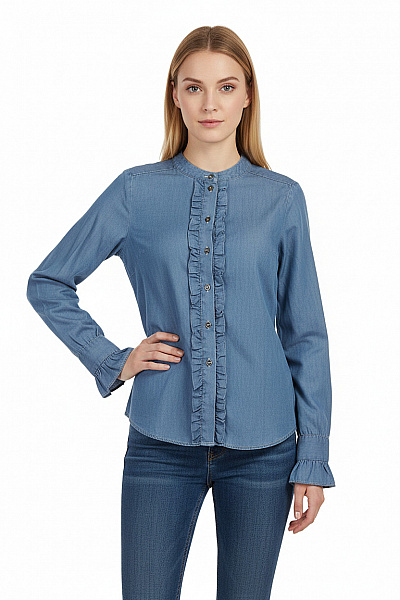 OBJECT Dámská Košile Modrá Vel. 34