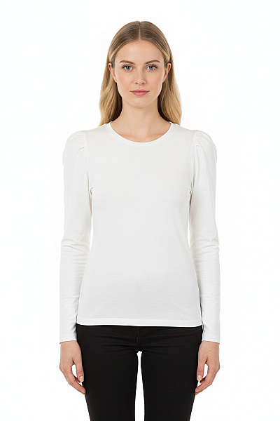 Jednoduché Dámské Tričko Bílé MANGO Vel. XS