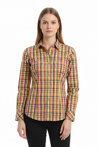 Dámská Košile Barevná CAMPUS Second Hand Vel. S