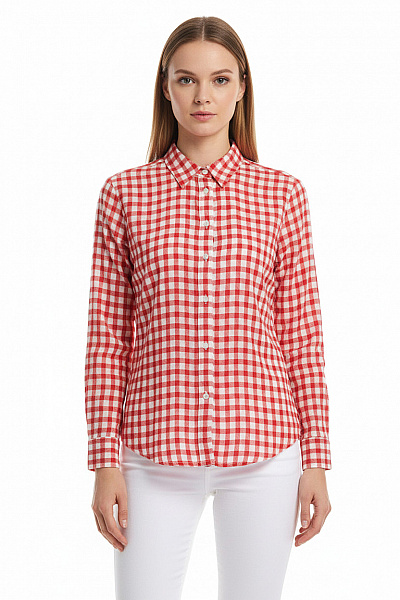 MANGO Kostkovaná Dámská Košile Barevná Vel. XS