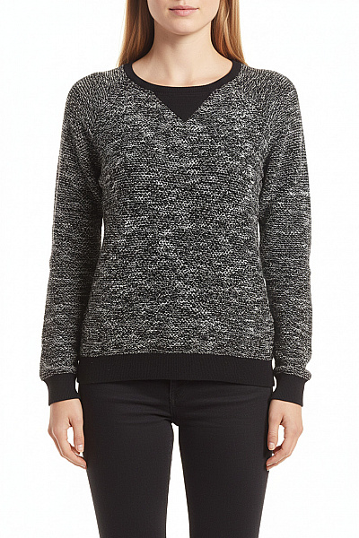  Halenka Pletená Černobílá SECOND FEMALE Vel. M