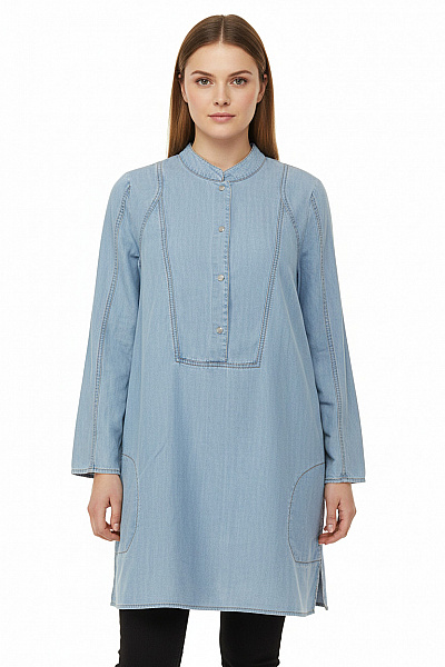 Šaty Modré MADELEINE Vel. 42