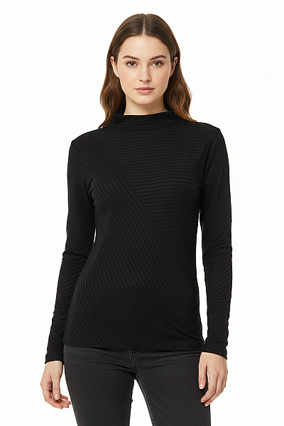 Jednoduché Dámské Tričko Černé PULZ JEANS Vel. S