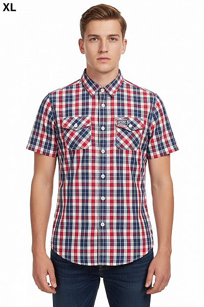 Pánská Košile Barevná SUPERDRY Vel. XL