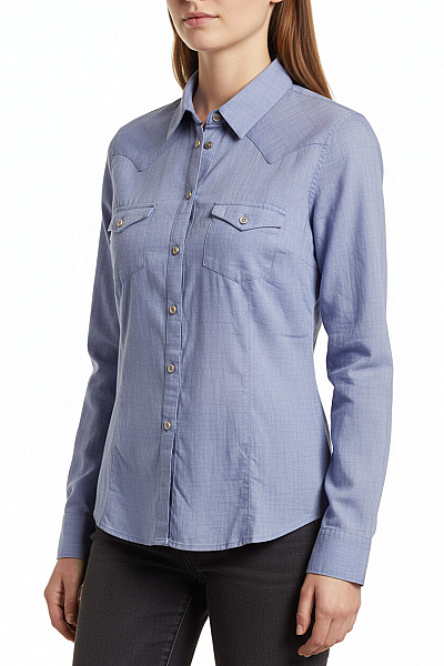 Dámská Košile Modrá Wrangler Vel. S