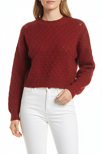 Dámský Svetr Vínový Pepe Jeans Vel. L