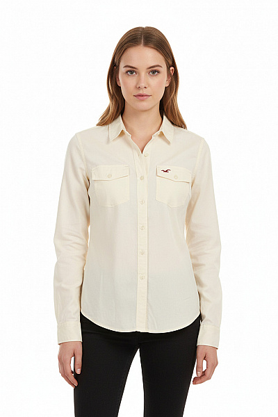 Dámská Košile Béžová Hollister Vel. S