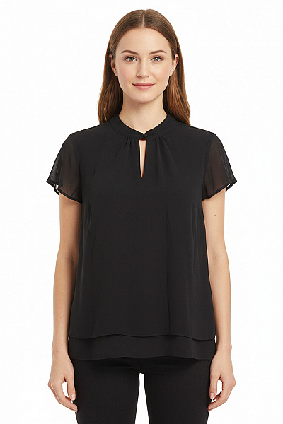 Společenská  Halenka Černá S.OLIVER Vel. 36