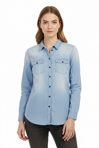 TOM TAILOR Dámská Košile Modrá Vel. S