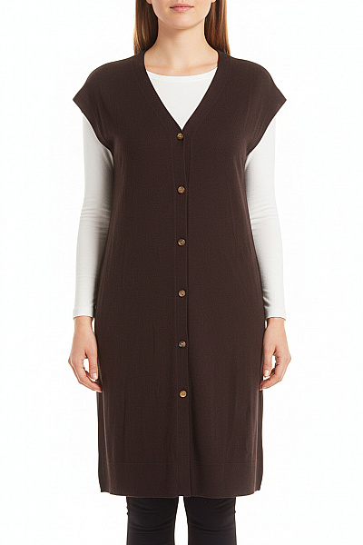 Dámská Vesta Černá Second Hand