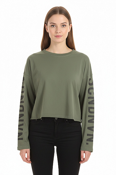 Jednoduché Dámské Tričko Zelené Marc O´Polo Vel. S