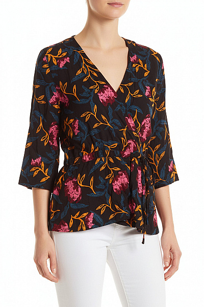 Vzorovaná  Halenka Barevná Modstrom Vel. XS