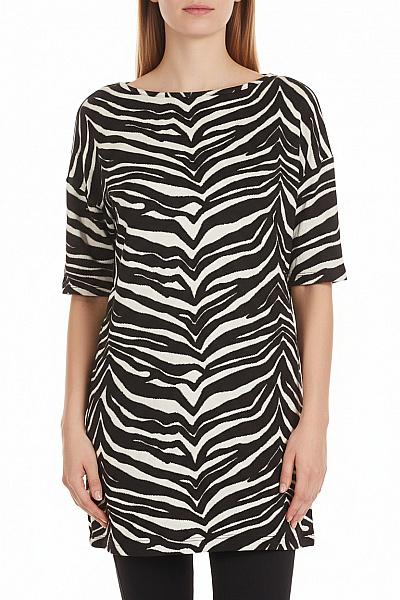 Halenka Černobílá MANGO Vel. S