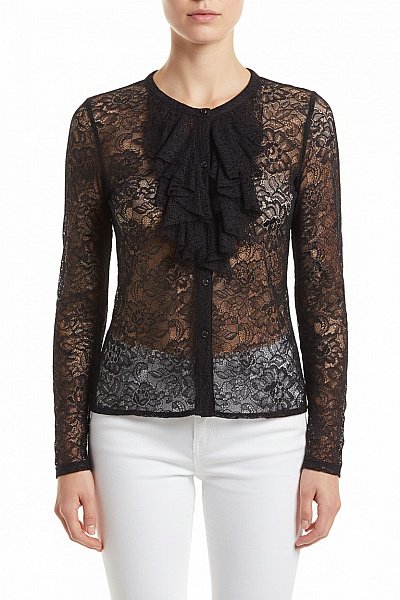 Společenská Dámská Košile Černá PATRIZIA  PEPE Vel. 42