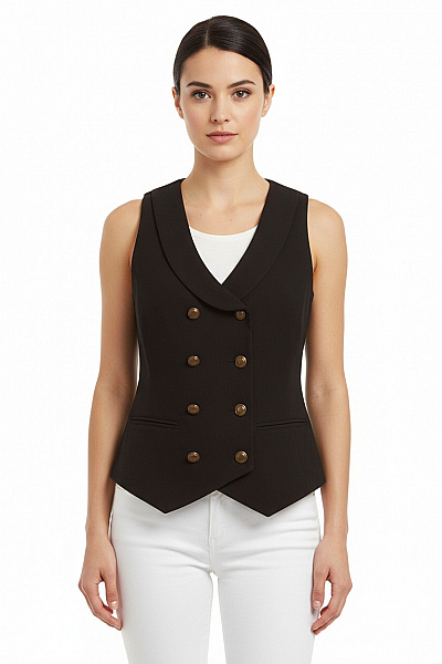 Twist & Tango Dámská Vesta Černá Second Hand Vel. S