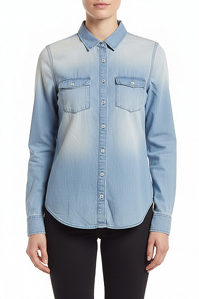 Riflová Dámská Košile Modrá Abercrombie&Fitch Vel. S