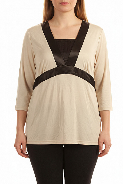 Ulla Popken Halenka Béžová