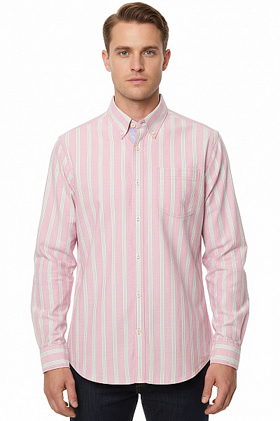 Next Vzorovaná Pánská Košile Barevná Vel. M