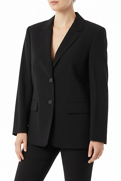 Dámské Sako Vlněné Modré BASLER