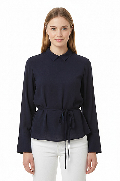 2ndDay  Halenka Jednobarevná Modrá Second Hand Vel. 36