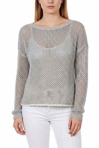  Halenka Pletená Šedá TOM TAILOR Second Hand Vel. S