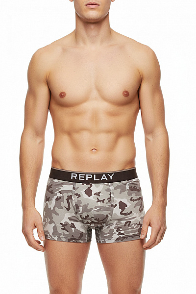 REPLAY Pánské Prádlo Šedé Vel. M