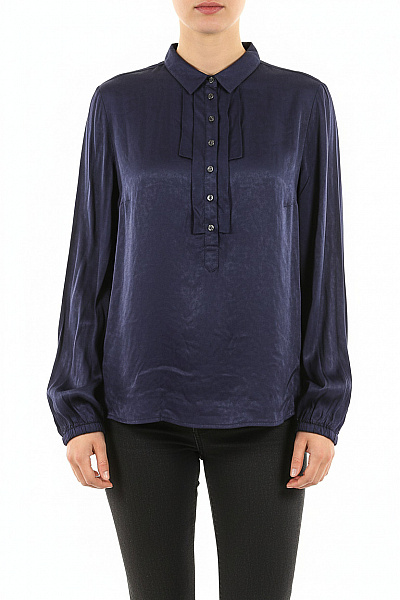  Halenka Jednobarevná Modrá Vel. L