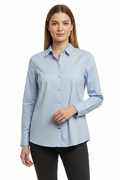 ETERNA Společenská Dámská Košile Modrá Vel. 40