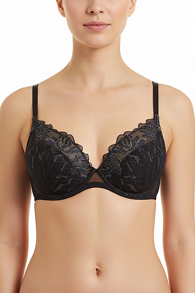 LISE CHARMEL Dámská Krajková Podprsenka černá
