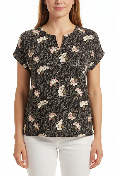 PART TWO Dámské Tričko S Potiskem Černé Vel. M