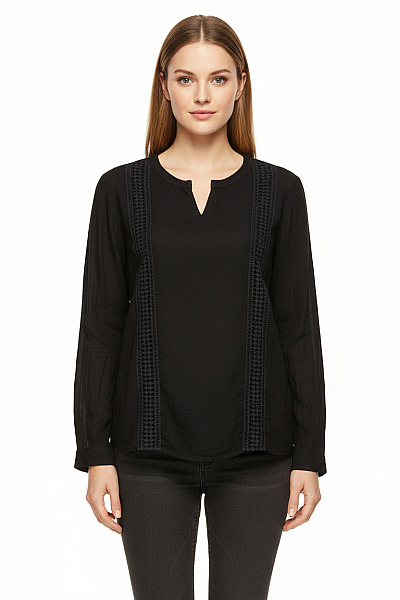  Halenka Jednobarevná Černá Kaffe Second Hand Vel. 36