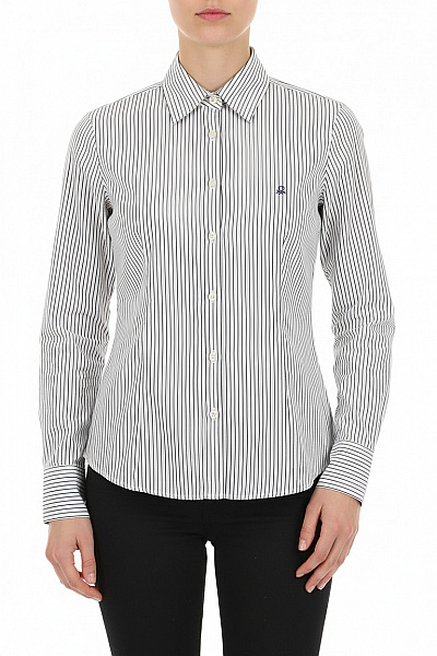 BENETTON Společenská Dámská Košile Modrá Second Hand Vel. S