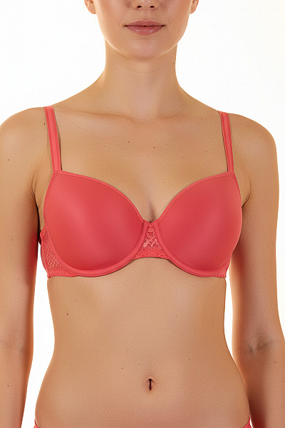 Passionata Podprsenka Krajková Push Up Vycpaná Růžová Vel. 75c