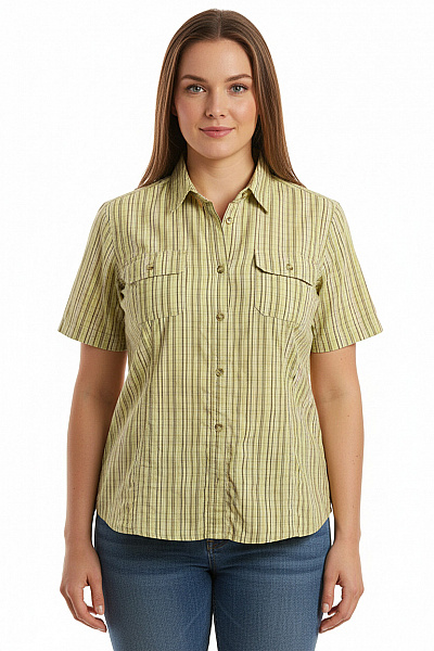 Vzorovaná Dámská Košile Zelená Columbia Vel. XL