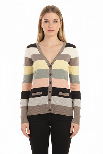TOM TAILOR Dámský Cardigan Barevný Vel. M
