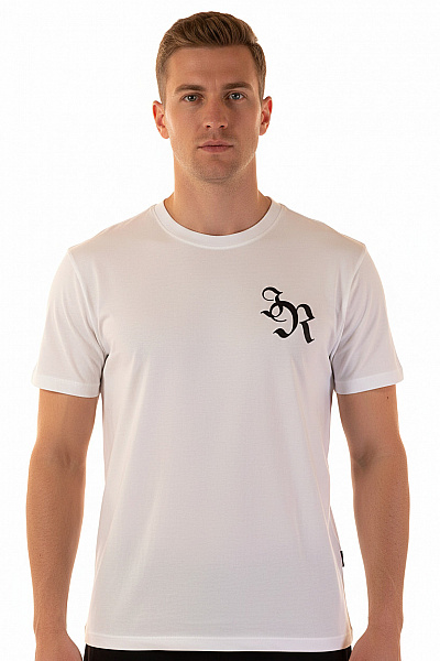 Pánské Tričko S Potiskem Bílé John Richmond Second Hand Vel. L