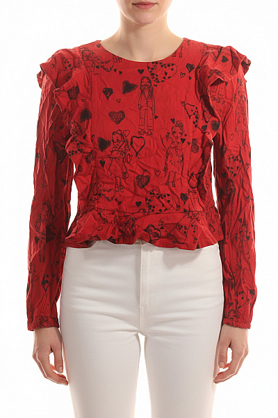 ZARA Halenka Červená Vel. M