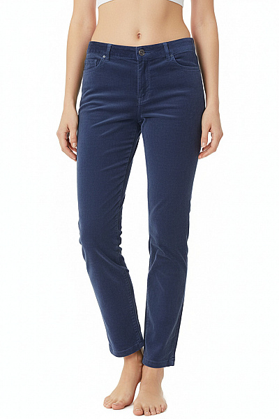 Dámské 3/4 Kalhoty Modré Vel. XXS